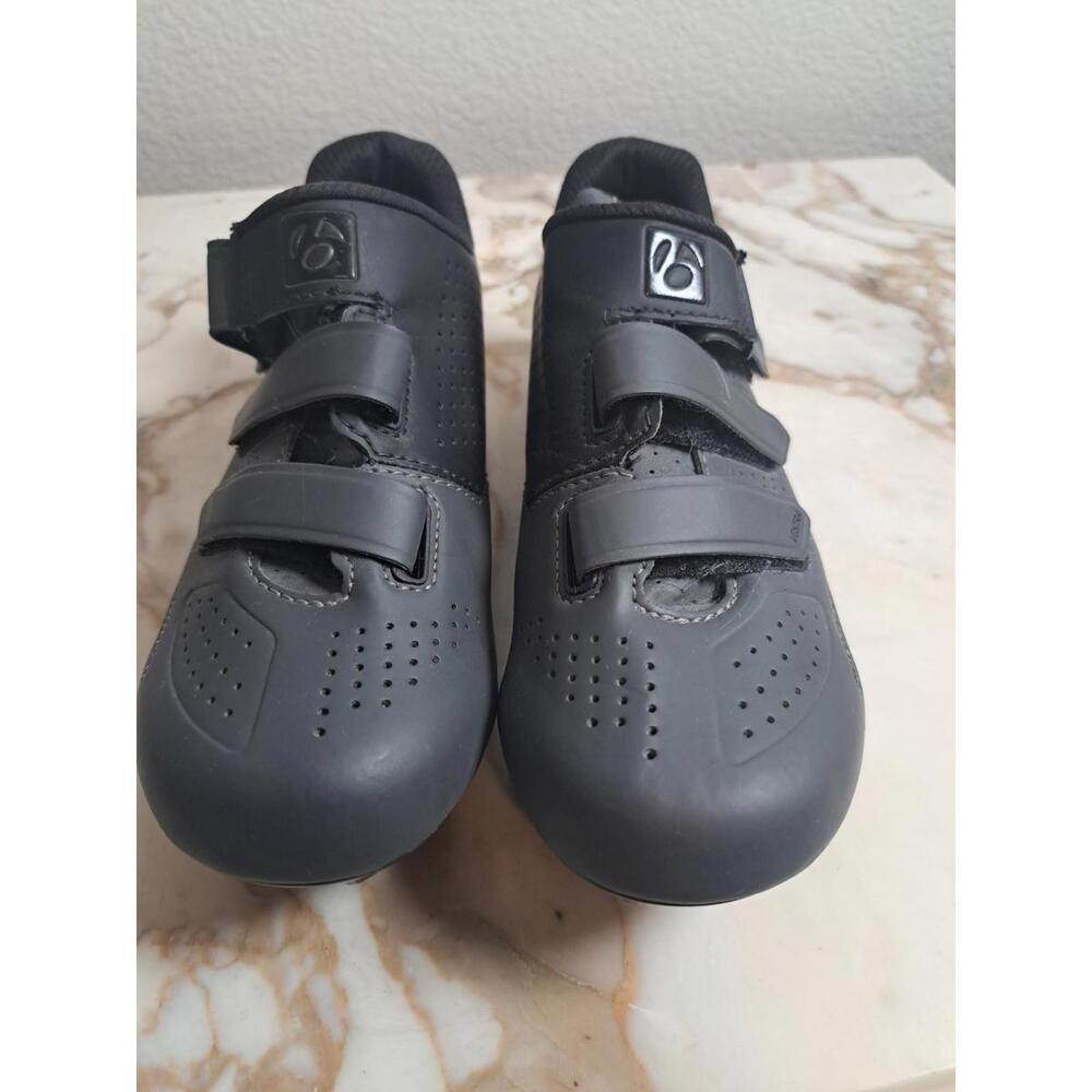 Bontrager Vostra Women's Cycling Shoes Sz 5.5 EU 37 Gray Black 551593 w/ Cleats